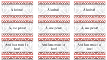 Resource Te Reo Maori in the Classroom Praise stickers white Image
